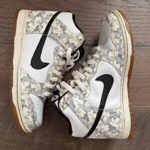 Nike Dunk High – Snow Camo – Size 8.5